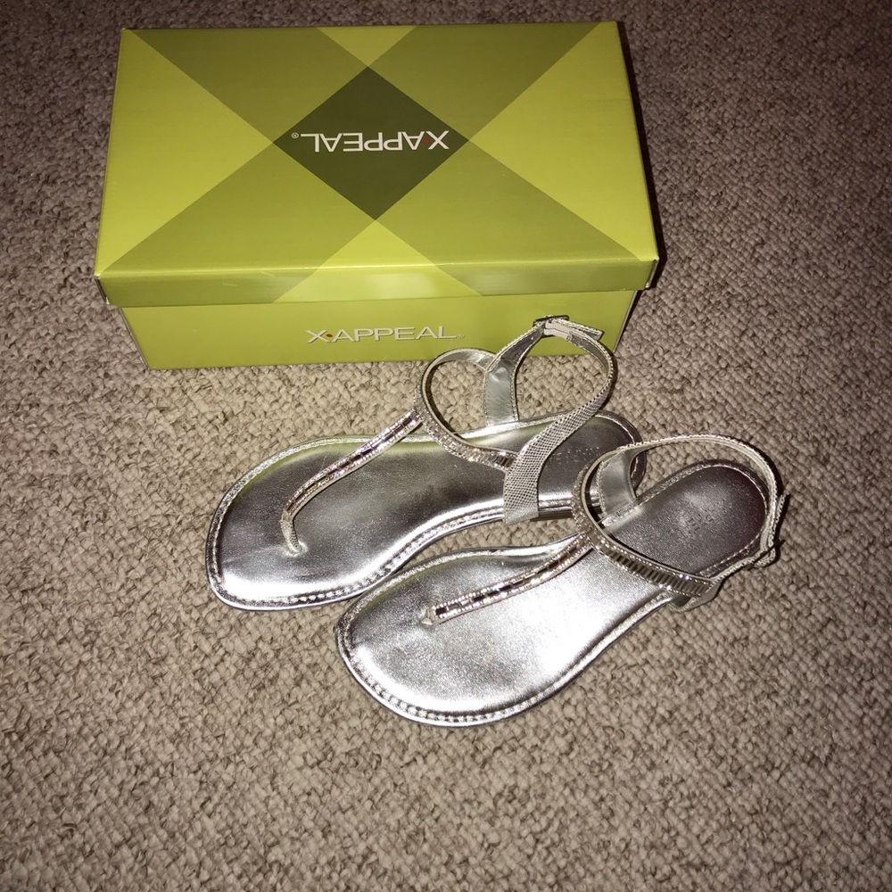 X-Appeal Kila Silver Sandals